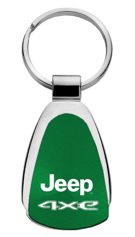 Jeep 4xe Teardrop Key Fob - Green