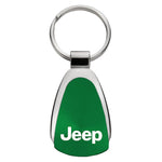 Jeep Teardrop Key Fob - Green