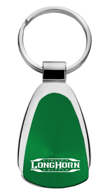 Ram Longhorn Limited Edition Teardrop Key Fob - Green