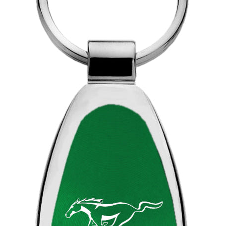 Mustang GT Teardrop Key Fob - Green