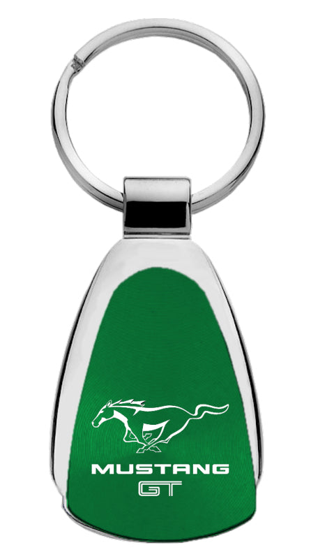 Mustang GT Teardrop Key Fob - Green