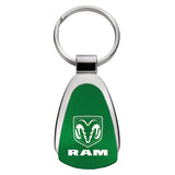 Ram Teardrop Key Fob - Green