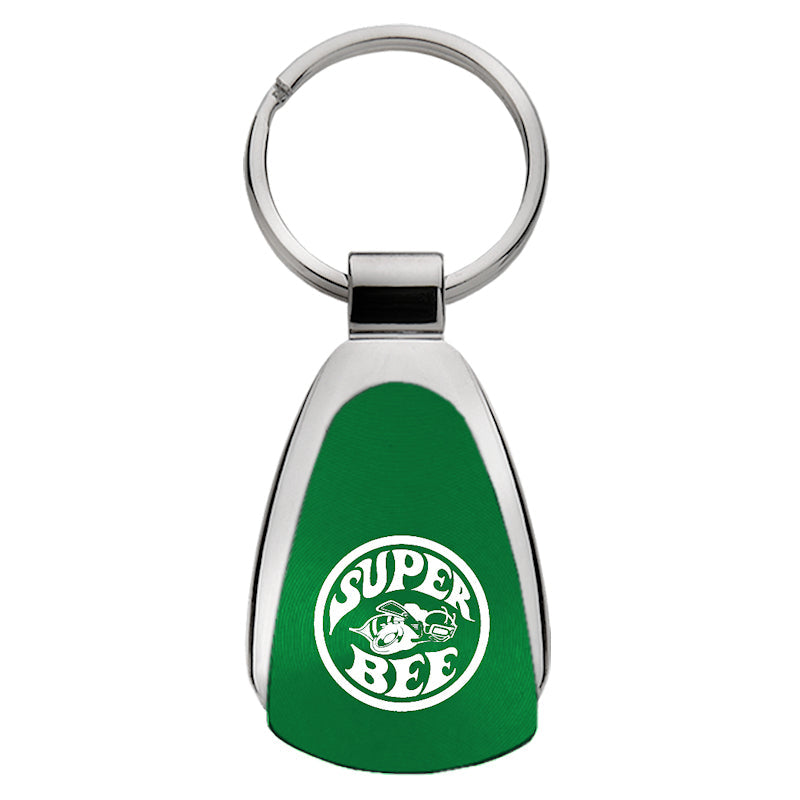 Plymouth Super Bee Teardrop Key Fob - Green