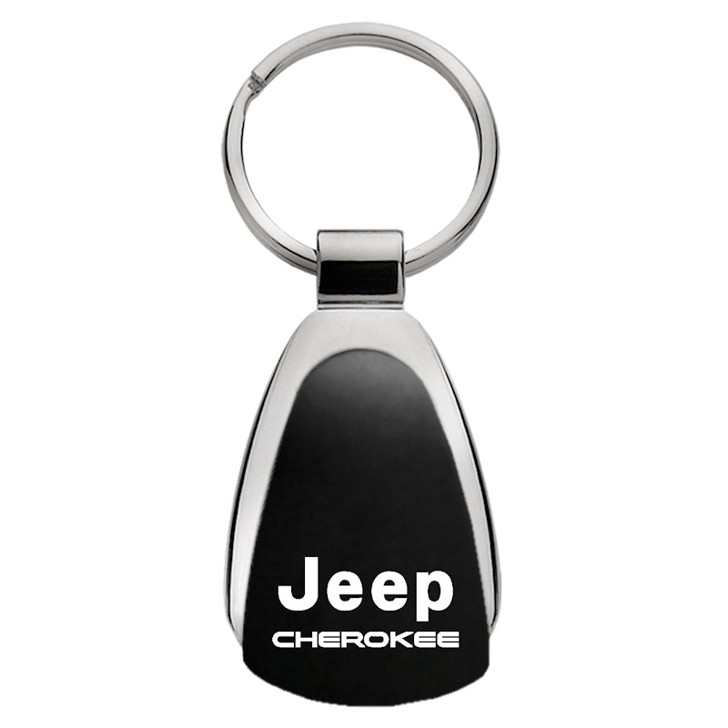 Jeep Cherokee Teardrop Key Fob - Black