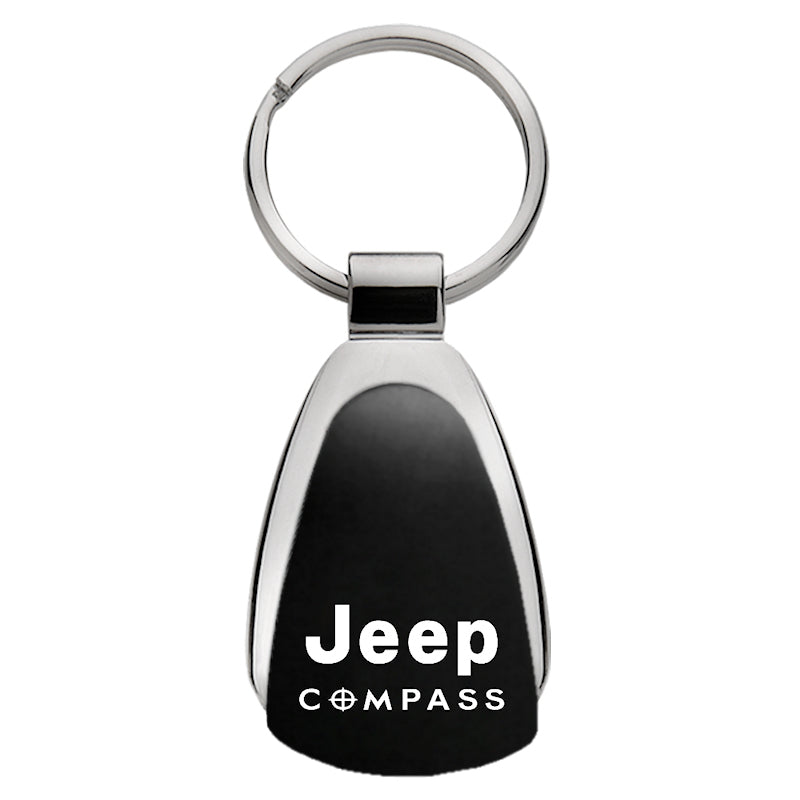 Jeep Compass Teardrop Key Fob - Black