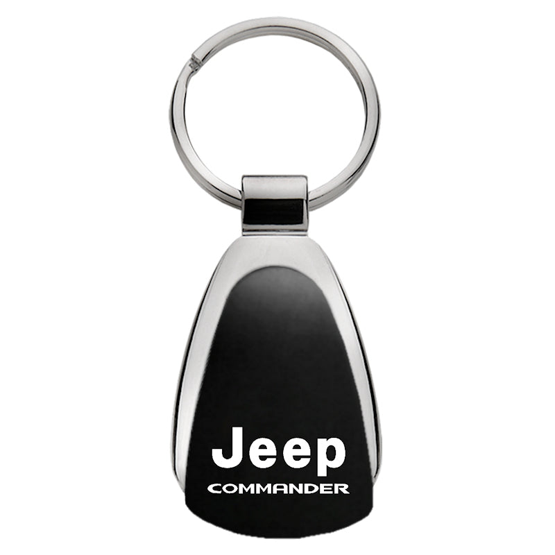 Jeep Commander Teardrop Key Fob - Black