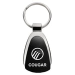 Mercury Cougar Teardrop Key Fob - Black