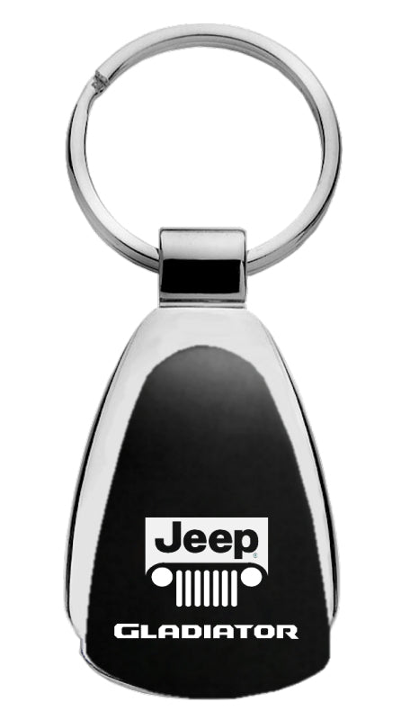 Jeep Gladiator Teardrop Key Fob - Black