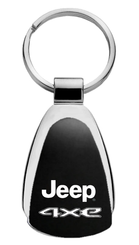 Jeep 4xe Teardrop Key Fob - Black