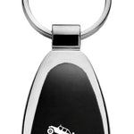 Jeep Climbing Teardrop Key Fob - Black