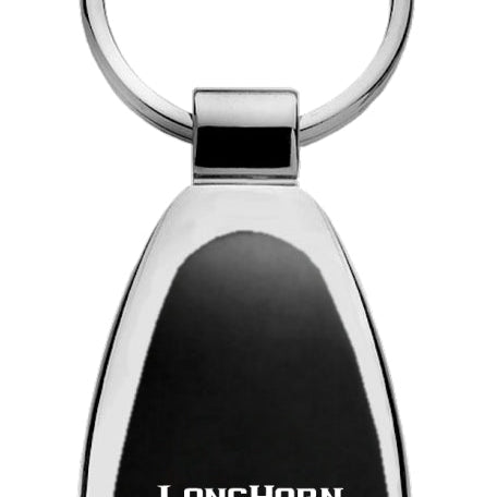 Ram Longhorn Skull Teardrop Key Fob - Black