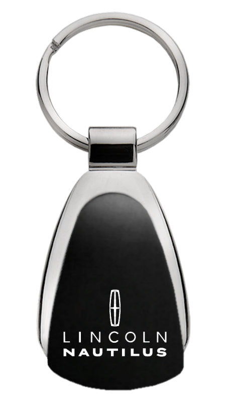 Lincoln Nautilus Teardrop Key Fob - Black