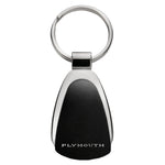 Plymouth Classic Teardrop Key Fob - Black