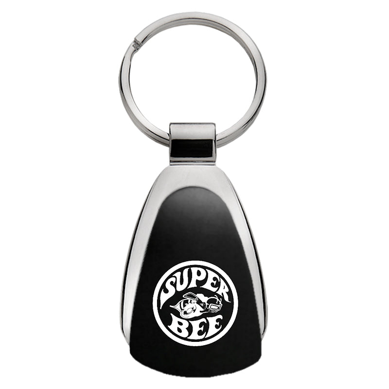 Plymouth Super Bee Teardrop Key Fob - Black