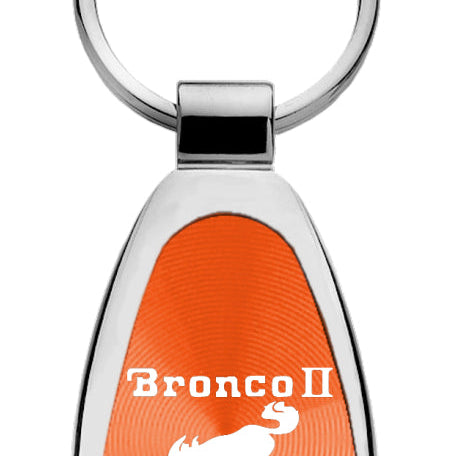 Ford Bronco II Teardrop Key Fob - Orange