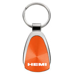 Mopar Hemi Teardrop Key Fob - Orange