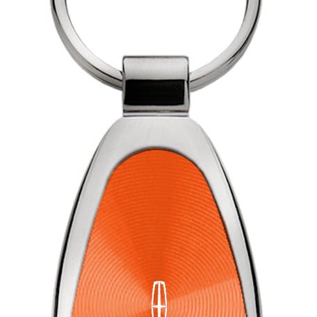 Lincoln Nautilus Teardrop Key Fob - Orange