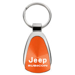 Jeep Rubicon Teardrop Key Fob - Orange