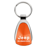 Jeep Rubicon Teardrop Key Fob - Orange