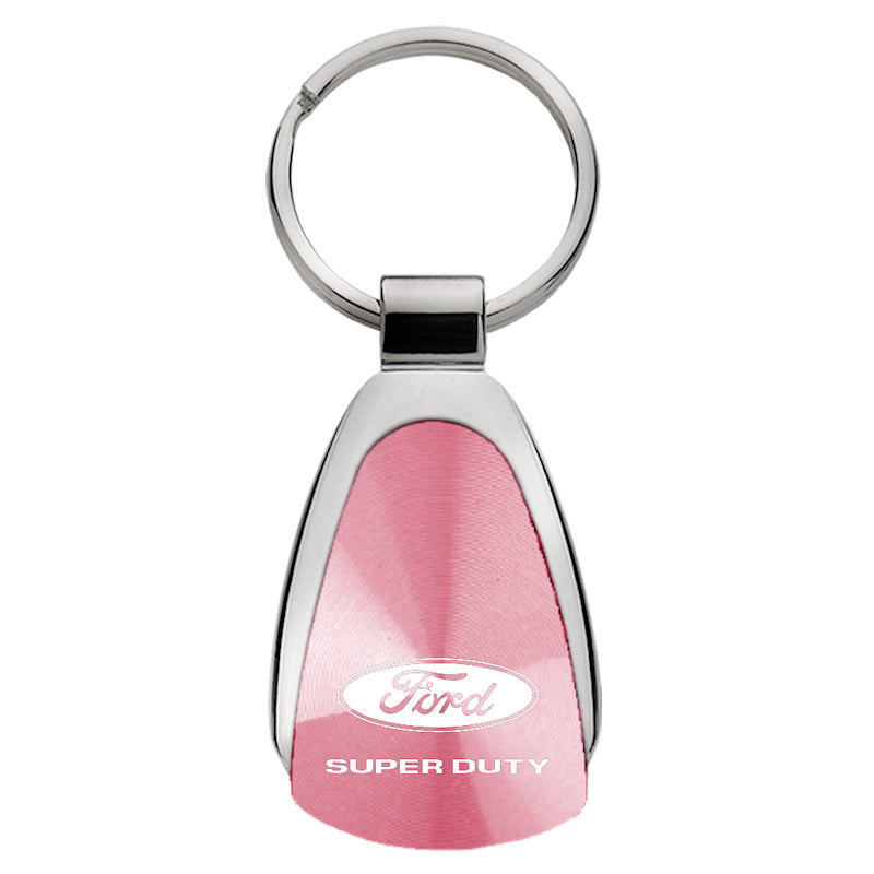 Ford Super Duty Teardrop Key Fob - Pink