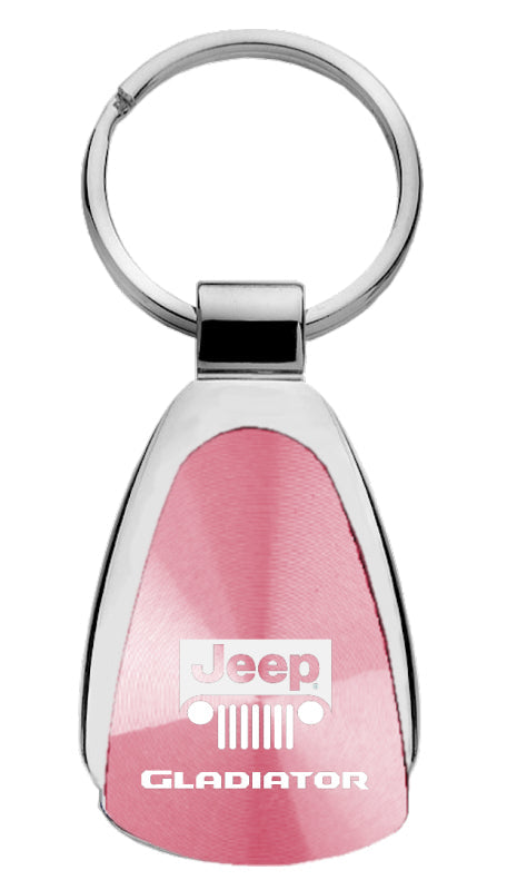 Jeep Gladiator Teardrop Key Fob - Pink