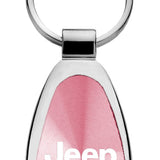 Jeep Grand Wagoneer Teardrop Key Fob - Pink