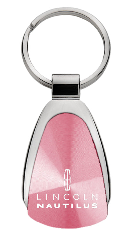 Lincoln Nautilus Teardrop Key Fob - Pink