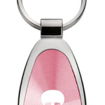 Novelty Skull Teardrop Key Fob - Pink