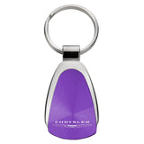 Chrysler Teardrop Key Fob - Purple