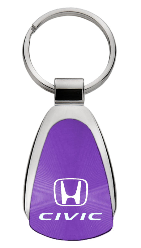 Honda Civic Teardrop Key Fob - Purple