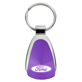 Ford Teardrop Key Fob - Purple