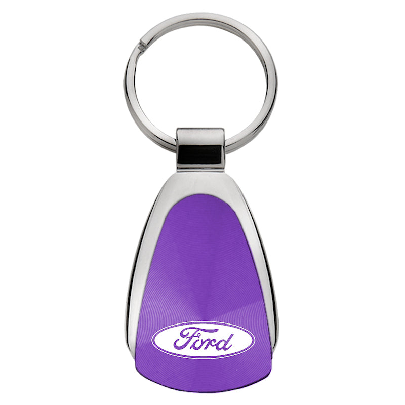 Ford Teardrop Key Fob - Purple