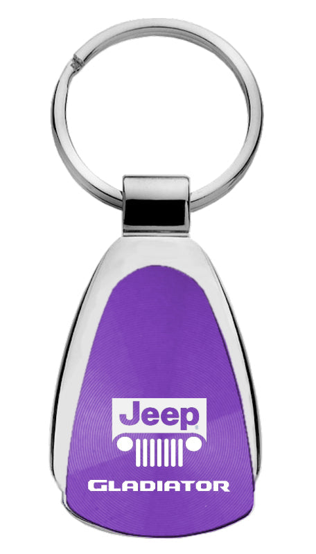 Jeep Gladiator Teardrop Key Fob - Purple