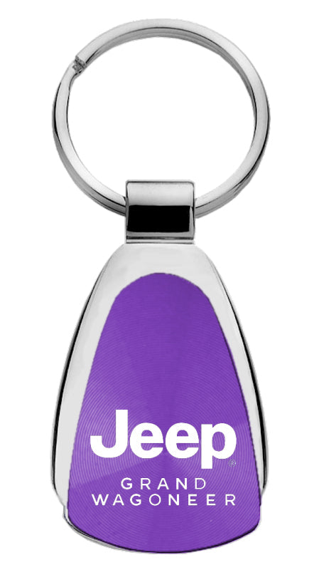 Jeep Grand Wagoneer Teardrop Key Fob - Purple