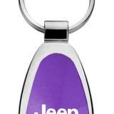 Jeep 4xe Teardrop Key Fob - Purple