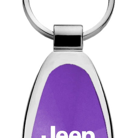 Jeep 4xe Teardrop Key Fob - Purple