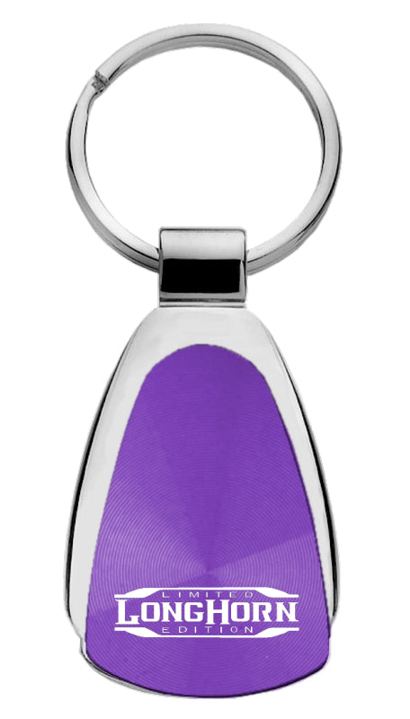 Ram Longhorn Limited Edition Teardrop Key Fob - Purple