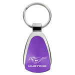 Mustang Teardrop Key Fob - Purple