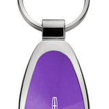 Lincoln Nautilus Teardrop Key Fob - Purple