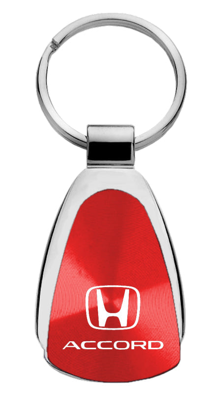 Honda Accord Teardrop Key Fob - Red