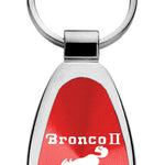 Ford Bronco II Teardrop Key Fob - Red