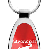 Ford Bronco II Teardrop Key Fob - Red