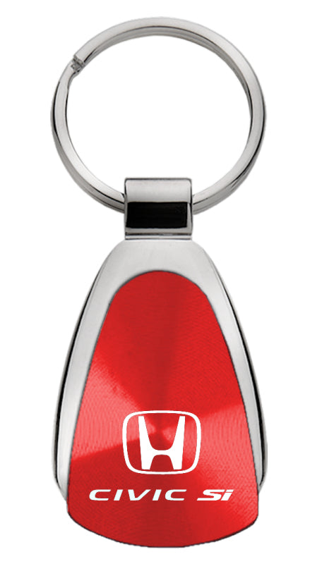 Honda Civic SI Teardrop Key Fob - Red