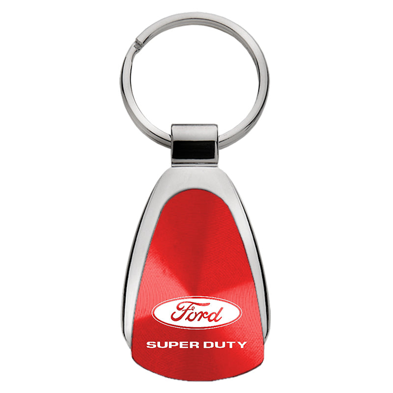 Ford Super Duty Teardrop Key Fob - Red