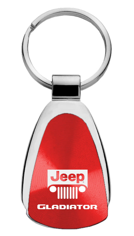 Jeep Gladiator Teardrop Key Fob - Red