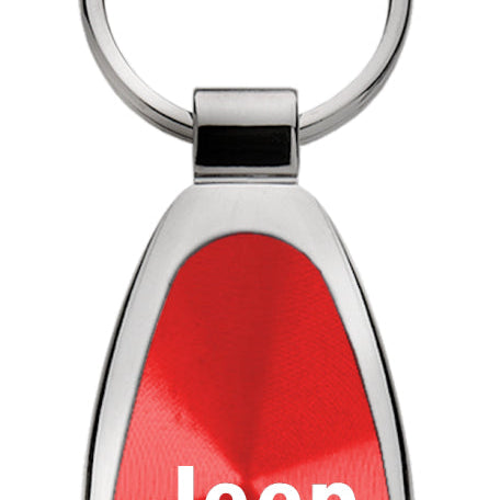 Jeep Grand Cherokee Teardrop Key Fob - Red