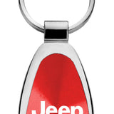 Jeep Grand Wagoneer Teardrop Key Fob - Red