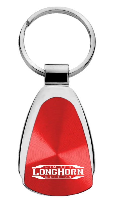 Ram Longhorn Limited Edition Teardrop Key Fob - Red