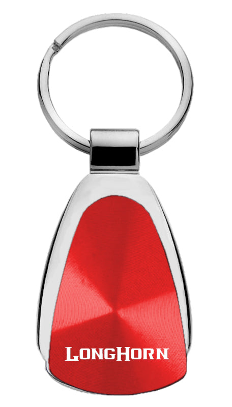 Ram Longhorn Teardrop Key Fob - Red