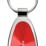 Lincoln Nautilus Teardrop Key Fob - Red